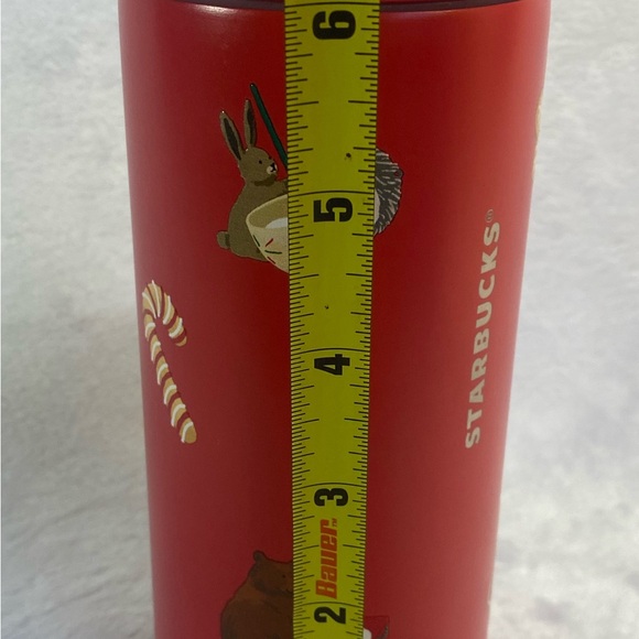 Starbucks 2025 Holiday Red Gingerbread Cookie SS Tumbler NWOT - Picture 9 of 10